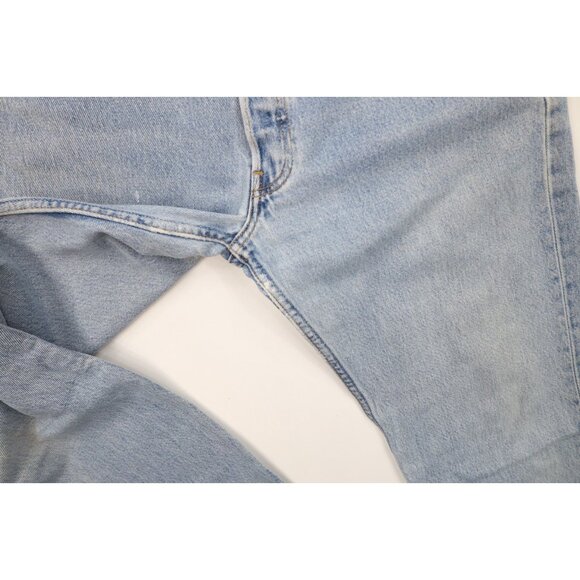 Vintage Y2K 2000 Levis 501xx Mens 33x32 Distressed Button Fly Original Fit Jeans - Picture 9 of 16